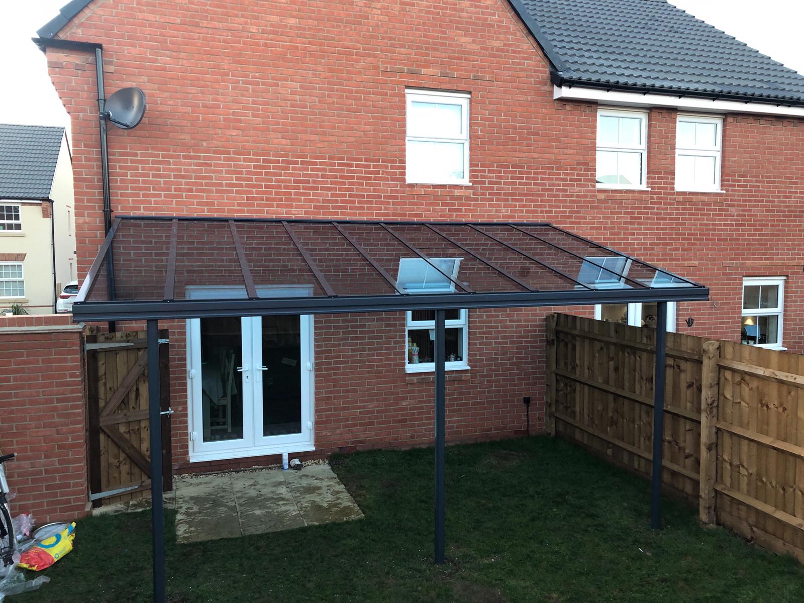 Black Aluminium Veranda